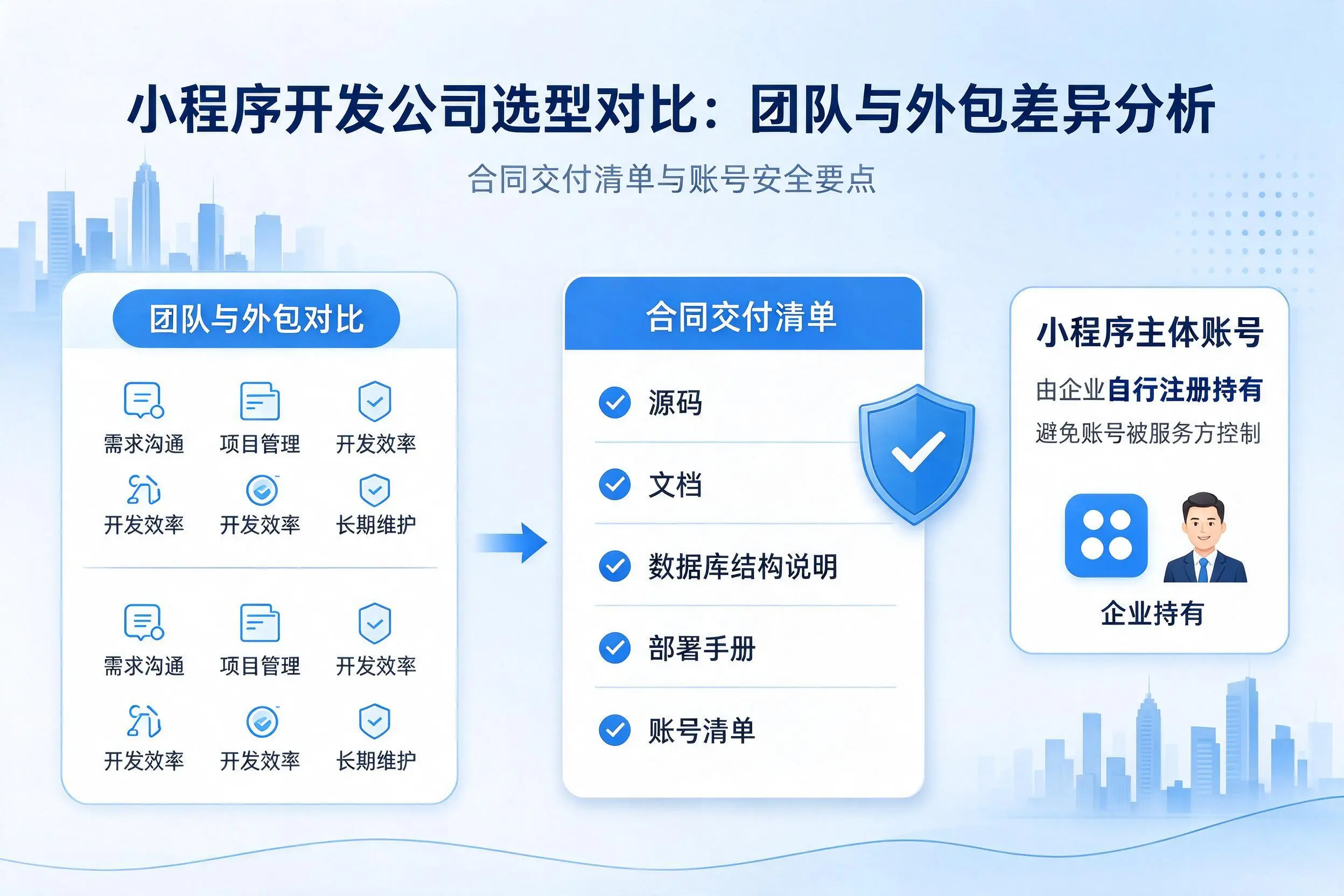 亳州小程序开发公司选型对比:团队与外包差异分析