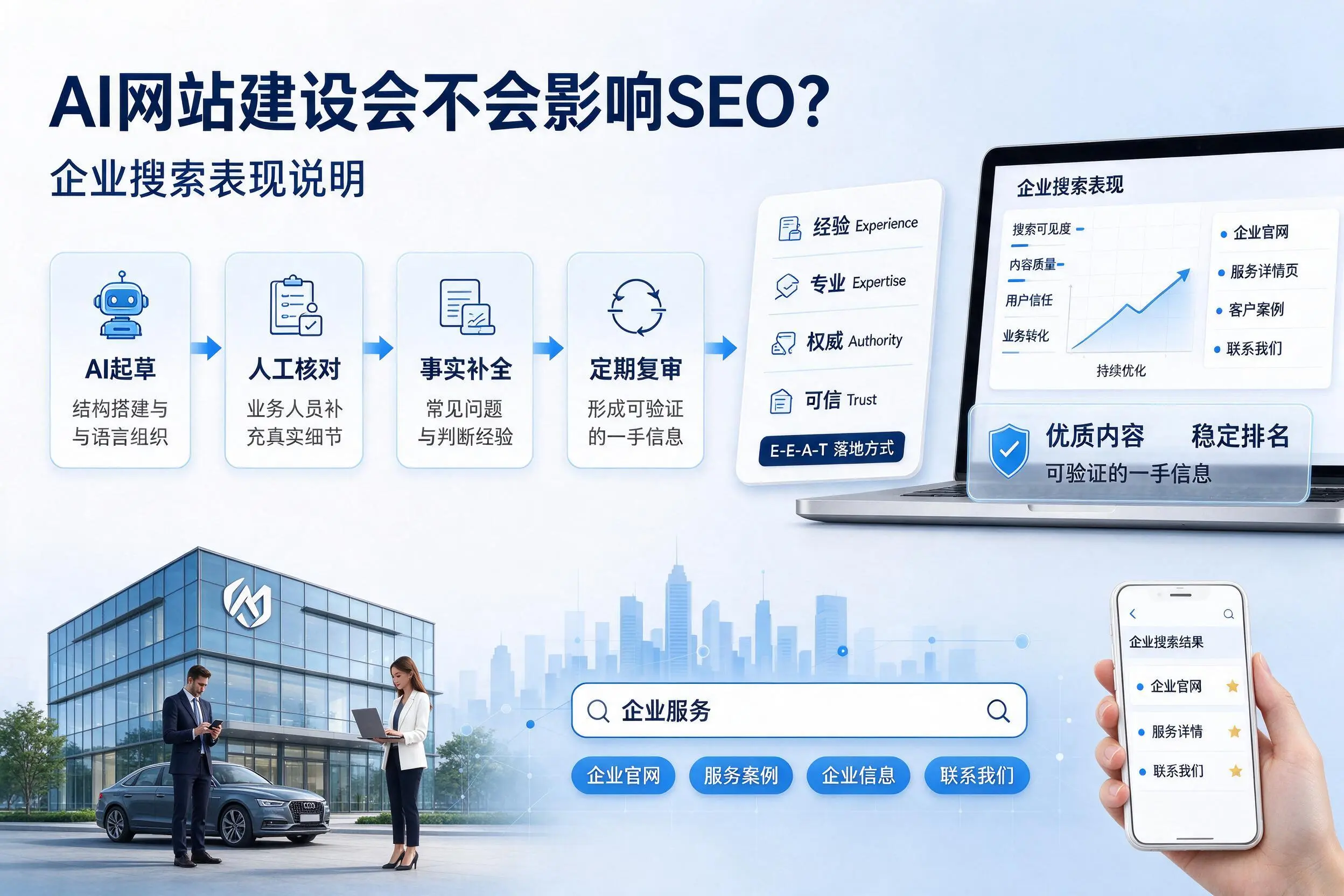 AI网站建设会不会影响SEO？亳州企业搜索表现说明