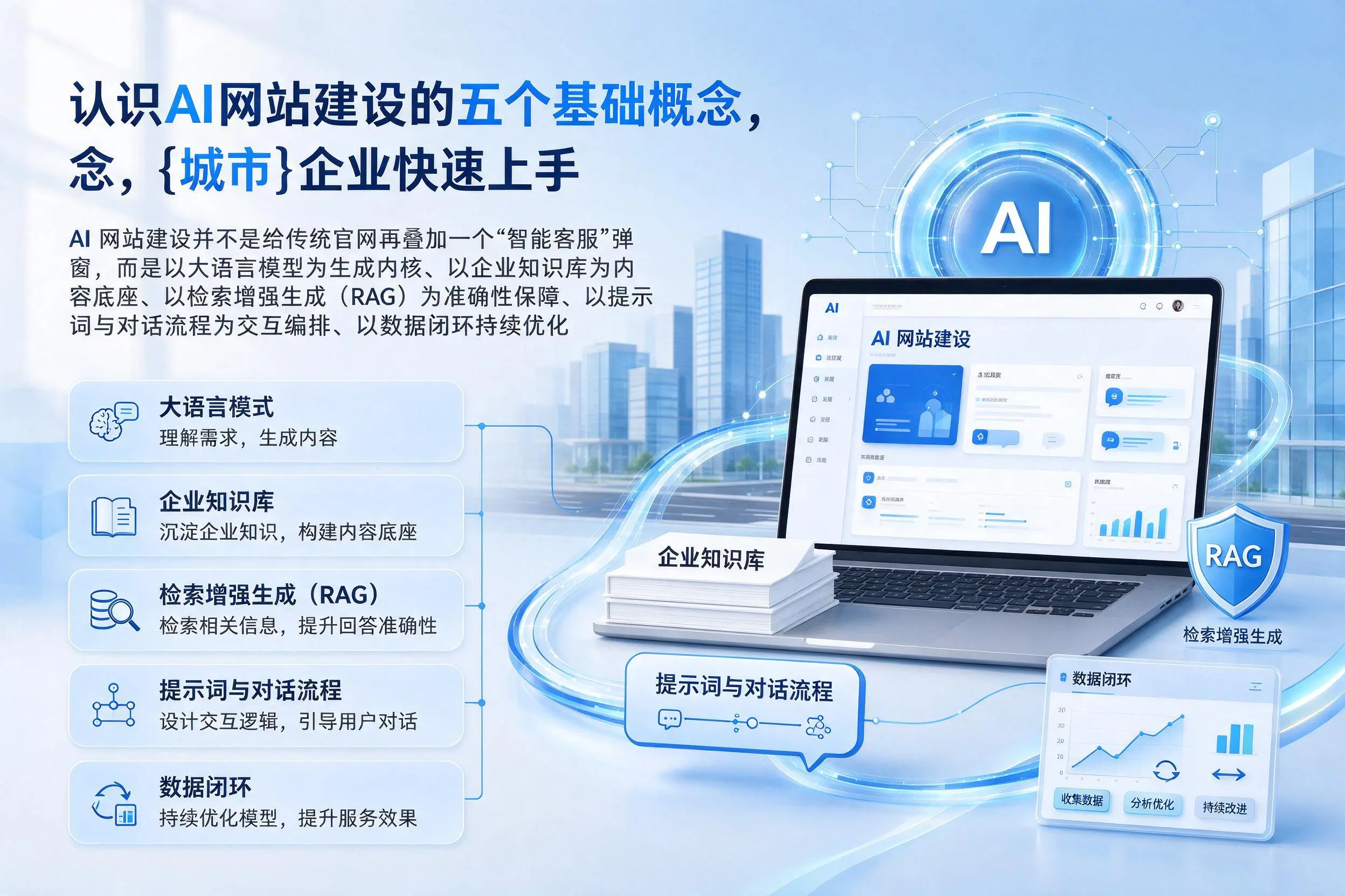 认识AI网站建设的五个基础概念，亳州企业快速上手