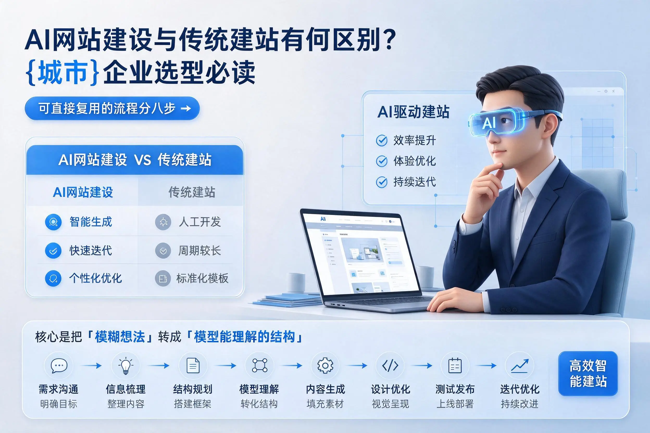 AI网站建设与传统建站有何区别？亳州企业选型必读