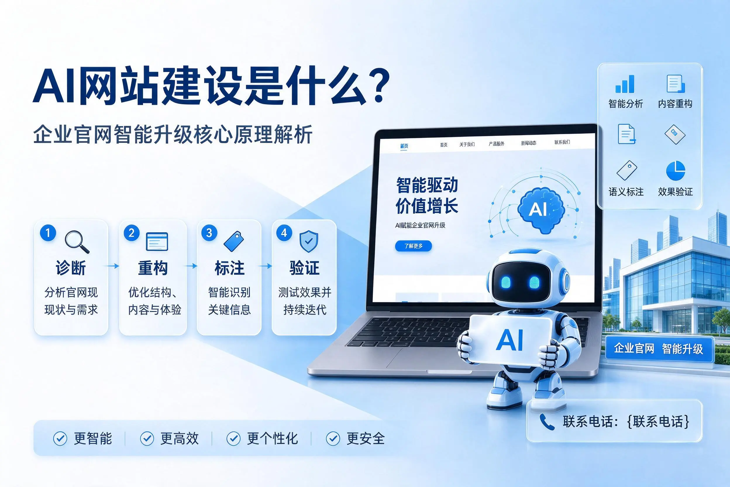AI网站建设是什么？亳州企业官网智能升级核心原理解析